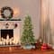 6 Pack: 4.5ft. Pre-Lit Slim Aspen Fir Artificial Christmas Tree with 200 Lights, Green